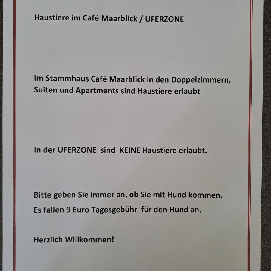 Hotel-Ferienwohnungen Cafe Maarblick Schalkenmehren Kültér fotó