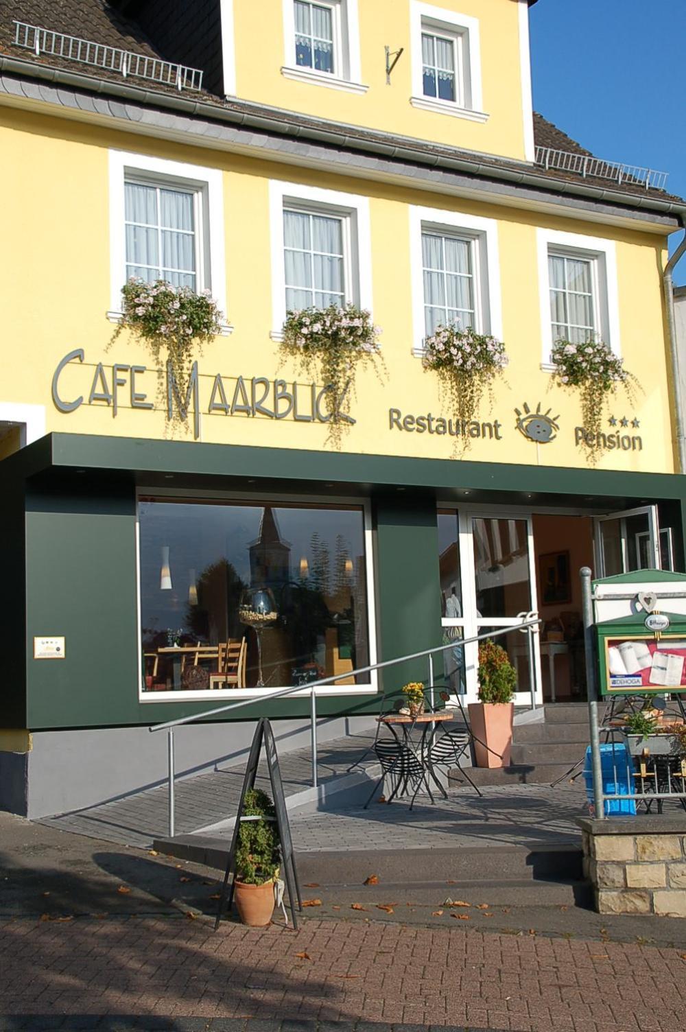 Hotel-Ferienwohnungen Cafe Maarblick Schalkenmehren Kültér fotó