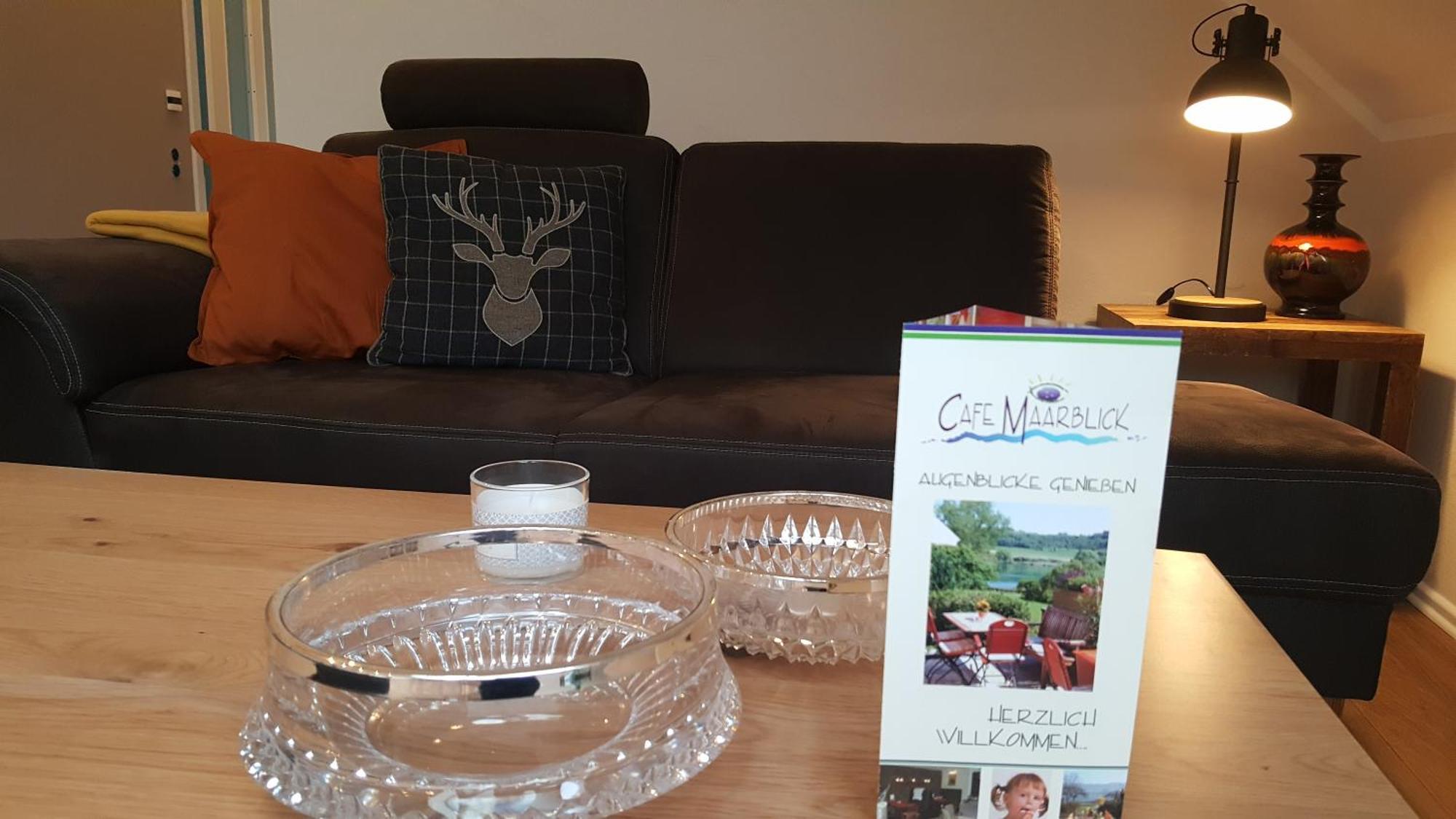 Hotel-Ferienwohnungen Cafe Maarblick Schalkenmehren Kültér fotó